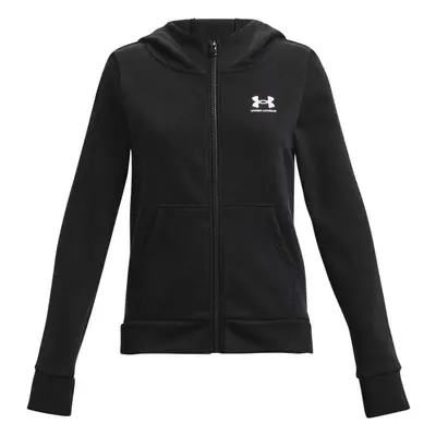 Under Armour RIVAL FLEECE LU Lány pulóver, fekete, méret