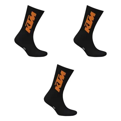 KTM SOCKS LONG Férfi zokni, fekete, méret