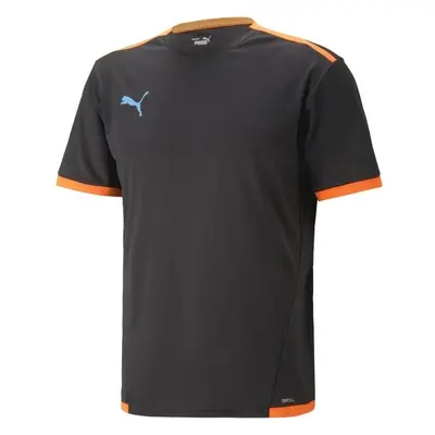 Puma TEAM LIGA JERSEY Férfi futballpóló, fekete, méret