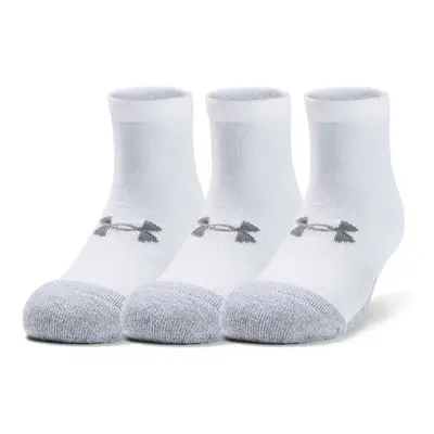 Under Armour HEATGEAR LOW CUT 3PK Uniszex zokni, fehér, méret