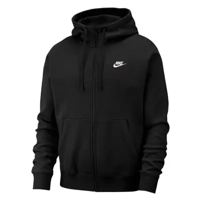 Nike NSW CLUB HOODIE FZ BB Férfi pulóver, fekete, méret