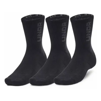 Under Armour 3-MAKER MID-CREW 3PK Uniszex zokni, fekete, méret