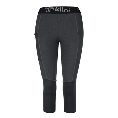 KILPI ROZARKA Női 3/4-es leggings, sötétszürke, méret