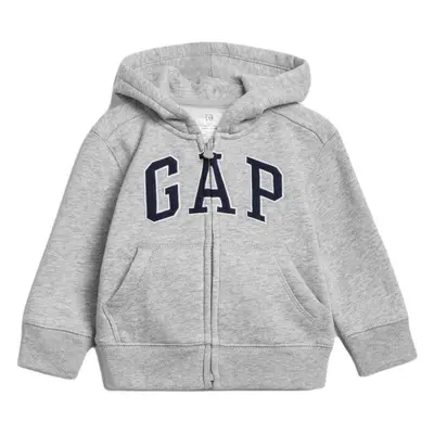 GAP FULLZIP LOGO Fiú pulóver, szürke, méret