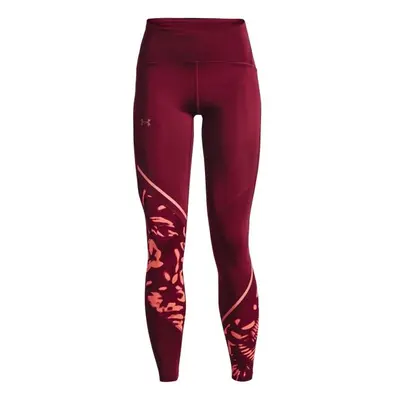 Under Armour FLY FAST 2.0 PRINT TIGHT Női legging, bordó, méret