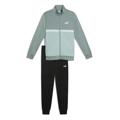 Puma COLORBLOCK POLY SUIT CL B Fiú melegítő szett, zöld, méret