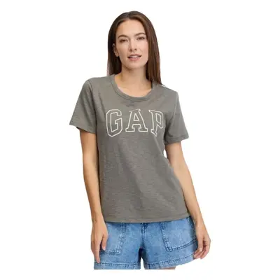 GAP LOGO SLUB Női póló, khaki, méret