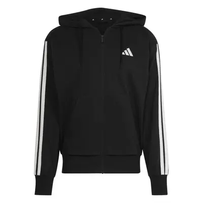 adidas ESSENTIALS 3-STRIPES FRENCH TERRY Férfi pulóver, fekete, méret