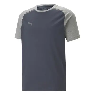 Puma TEAMCUP CASUALS TEE Futballpóló, sötétkék, méret