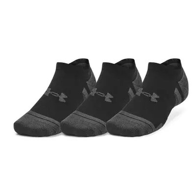 Under Armour PERFORMANCE TECH 3PK NS Uniszex zokni, fekete, méret