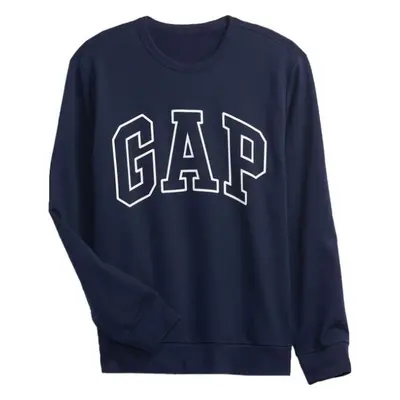 GAP CREWNECK LOGO Férfi pulóver, sötétkék, méret