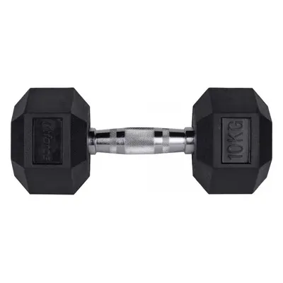 Fitforce FDBB 10KG Hatszögű kézi súlyzó, ezüst, méret