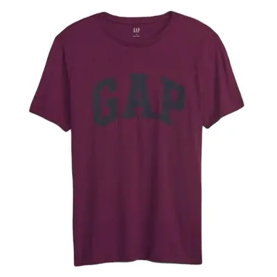 GAP V-BASIC LOGO T Férfi póló, bordó, méret