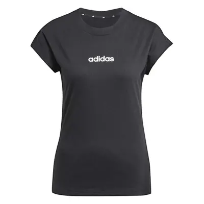 adidas ESSENTIALS LINEAR SINGLE Női póló, fekete, méret