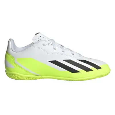 adidas X CRAZYFAST.4 IN J Gyerek teremcipő, fehér, méret