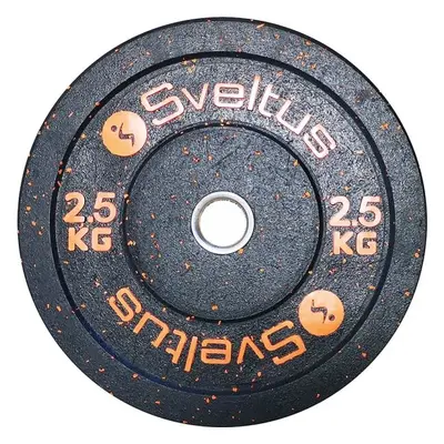 SVELTUS OLYMPIC DISC BUMPER 2.5 kg x mm Súlyzótárcsa, fekete, méret