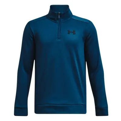 Under Armour ARMOUR FLEECE 1/4 ZIP Fiú pulóver, sötétkék, méret