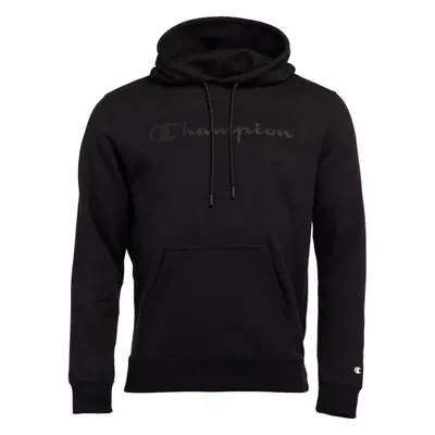 Champion AMERICAN CLASSICS HOODED SWEATSHIRT Férfi pulóver, fekete, méret