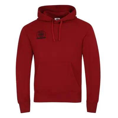 Umbro COLLEGIATE GRAPHIC HOODIE Férfi pulóver, bordó, méret