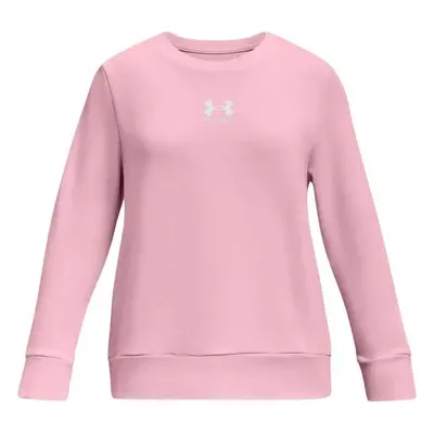 Under Armour RIVAL TERRY Lány pulóver, rózsaszín, méret