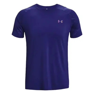 Under Armour RUSH EMBOSS Férfi póló, kék, méret