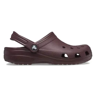 Crocs CLASSIC CLOG Uniszex papucs, bordó, méret 42/43