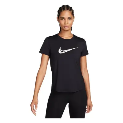 Nike ONE SWOOSH Női póló futáshoz, fekete, méret