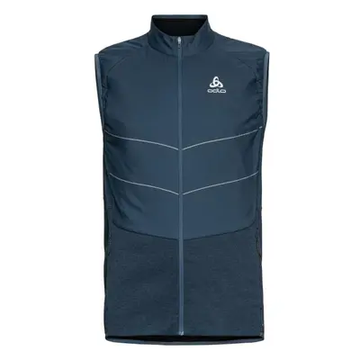 Odlo VEST RUN EASY S-THERMIC Férfi mellény futáshoz, kék, méret