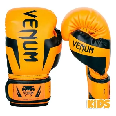 Venum ELITE BOXING GLOVES KIDS - EXCLUSIVE FLUO Gyerek bokszkesztyű, narancssárga, méret