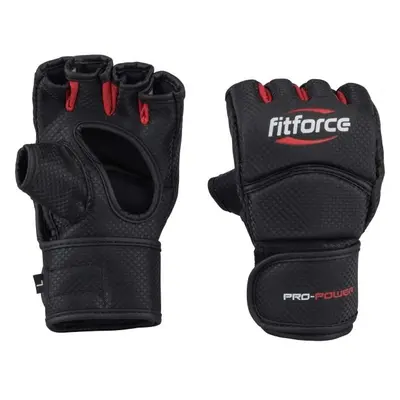 Fitforce PRO POWER MMA ujjatlan kesztyű, fekete, méret