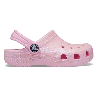 Crocs CLASSIC GLITTER CLOG T Gyerek papucs, rózsaszín, méret 25/26