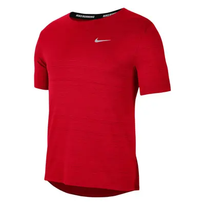 Nike DRI-FIT MILER Férfi futópóló, piros, méret