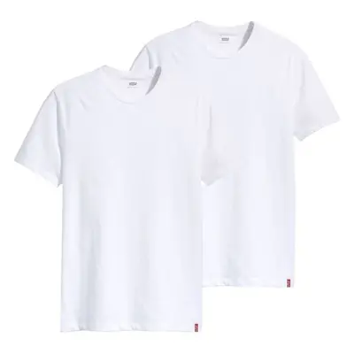 Levi's® SLIM 2PK CREWNECK Férfi póló, fehér, méret