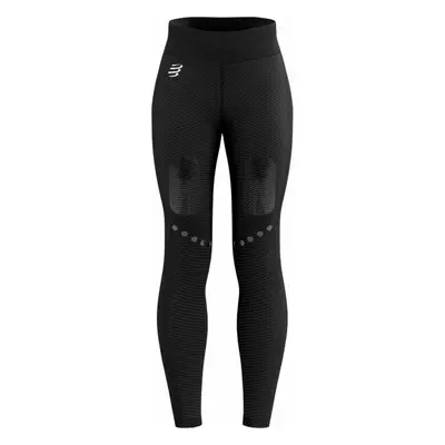 Compressport WINTER TRAIL UNDER CONTROL FULL TIGHTS W Női kompressziós leggings, fekete, méret