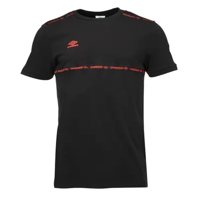 Umbro TAPED TECH TEE Férfi póló, fekete, méret