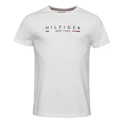 Tommy Hilfiger HILFIGER NEW YORK TEE Férfi póló, fehér, méret