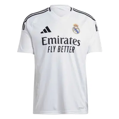 adidas REAL MADRID HOME JERSEY Férfi futballmez, fehér, méret