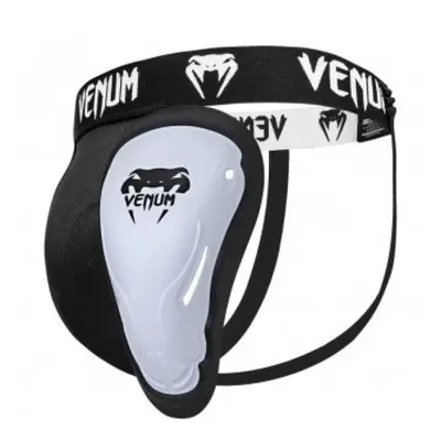 Venum CHALLENGER GROIN GUARD & SUPPORT Ágyékvédő, fehér, méret