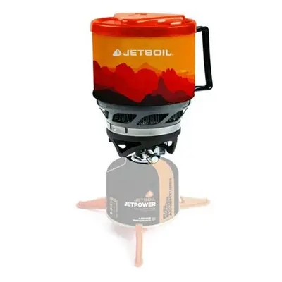 Jetboil MINIMO SUNSET Kompakt kempingfőző, narancssárga, méret