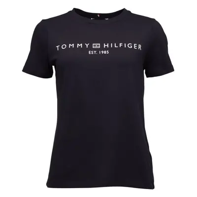 Tommy Hilfiger LOGO CREW NECK Női póló, sötétkék, méret