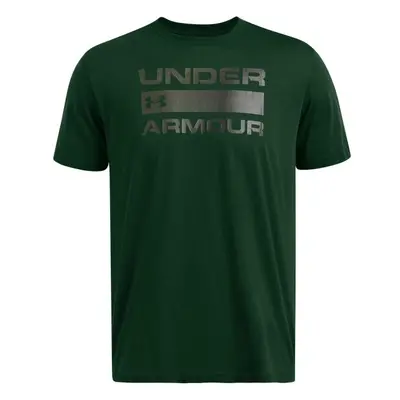 Under Armour UA TEAM ISSUE WORDMARK SS Férfi póló, sötétzöld, méret