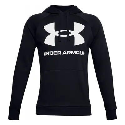 Under Armour RIVAL FLEECE BIG LOGO HD Férfi pulóver, fekete, méret