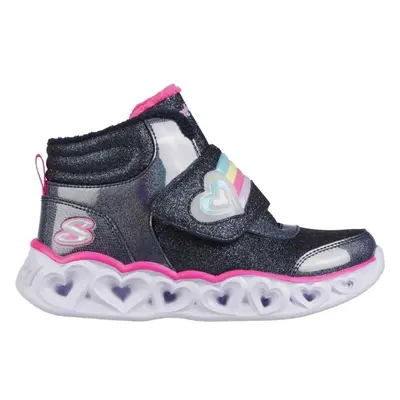 Skechers HEART LIGHTS - BRILLIANT RAINBOW Lány téli cipő, sötétkék, méret