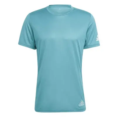 adidas RUN IT TEE Férfi póló futáshoz, türkiz, méret