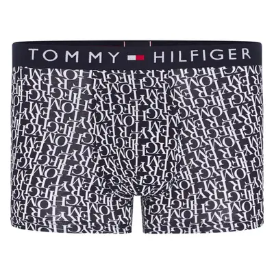 Tommy Hilfiger TRUNK PRINT Férfi boxeralsó, sötétkék, méret