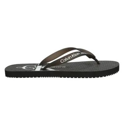 Calvin Klein BEACH SANDAL GLOSSY Férfi flip-flop papucs, fekete, méret