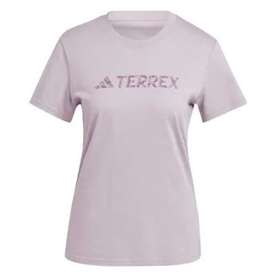 adidas TERREX CLASSIC LOGO TEE Női felső, rózsaszín, méret