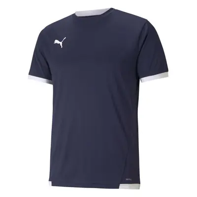 Puma TEAM LIGA JERSEY Férfi futballpóló, sötétkék, méret