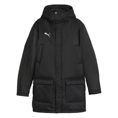 Puma TEAMFINAL WINTER JACKET Férfi téli futball kabát, fekete, méret