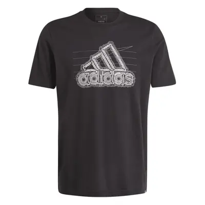 adidas GROWTH BOSS TEE Férfi póló, fekete, méret